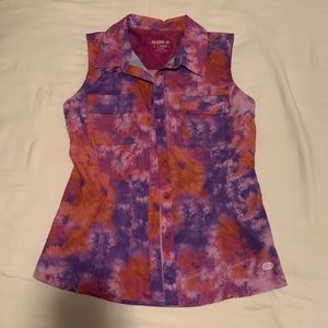 🚨 REEL LEGENDS SLEEVELESS BUTTON DOWN-New